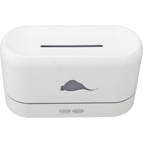 Luftbefeuchter mit Aromadiffusor, Flammenlicht, Bluetooth-Lautsprecher, Wohnaccessoire, Weiß (1/5)