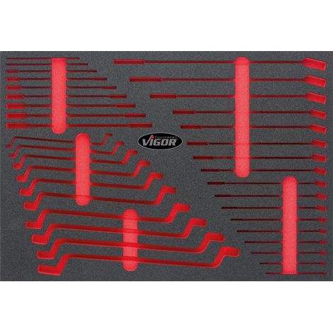 VIGOR Insert en mousse souple vide V6643-L