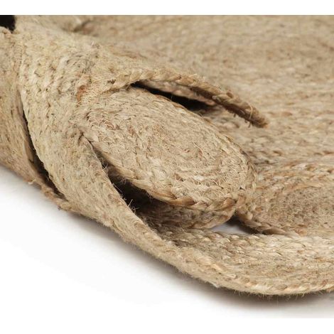Maison Exclusive - Alfombra hecha a mano de yute trenzado 120 cm (1/5)