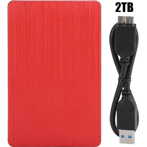 Disque Dur Externe 2.5" Rouge USB 3.0 - 160Go à 2To, Compatible HDD/SSD SATA (1/5)