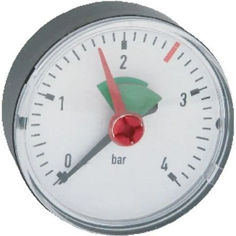 SYR Manomètre 12 pour Chauffage horizontal G1/4 0-4bar d.63mm, 0012.08.000