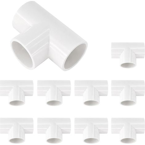 Packung mit 10 robusten PVC-Verbindern für die 3-Wege-Möbelmontage, 20 mm (1/5)