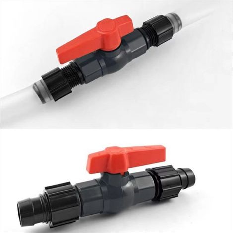 Regulateur De Debit D Eau Et D Air Pour Aquarium - 16 mm - Pour Tuyau D Arrosage - 1 Unite (1/5)