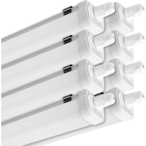 Set di 8 strisce LED Panama impermeabili 150 cm 60 W IP65 interconnettibili  Température de Couleur: 6000K bianco freddo