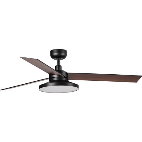 RUDDER TAK 3 L Ventilatore nero/noce 3000K (1/2)