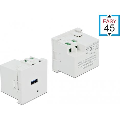 Delock Easy 45 USB Ladeportmodul 1 x USB Typ-A