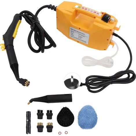 Dampfreiniger mit Auslaufschutz, 115 °C, multifunktionaler tragbarer Dampfreiniger, 2600 W, 220 V, australischer Stecker