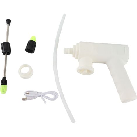 Pulverizador eléctrico para plantas, alimentado por batería, recargable por USB, riego automático portátil con barra pulverizadora para jardín y hogar. (1/5)