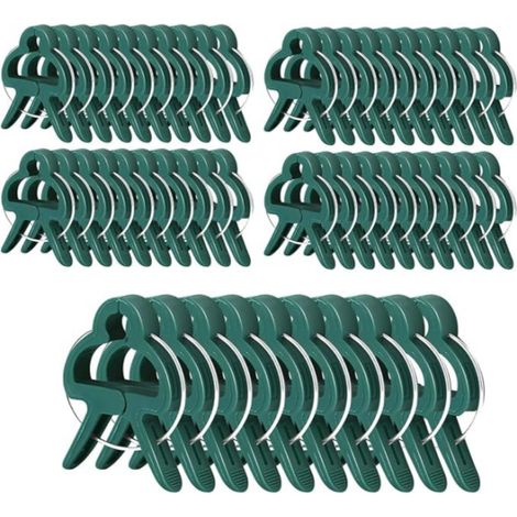 50 Pièces Clips pour Plantes, Clips de Support pour Plantes, Attache Tomates Clips Réutilisable (1/5)