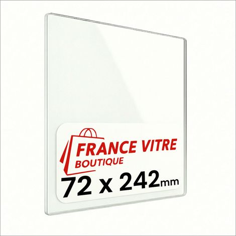 BROSELEY - modèle : winchester-mk1-side-panel - 72 x 242 x 4 mm - Vitre de cheminée pour insert et poêle à bois - verre de rechange - jusqu'à 800°C (1/5)