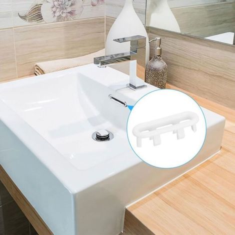 Cache De Trop-Plein D'évier - 55x20x13 mm - Pour Lavabo Cuisine Et Salle De Bain - 3 Pièces (1/5)