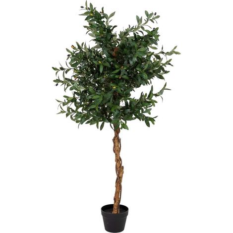 Olivo verde decorativo artificial 1836 hojas verde 60x60x150