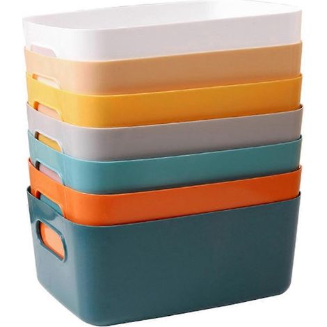 Panier de rangement en plastique, boîte de rangement, petite boîte de rangement (voir photo) (1/5)
