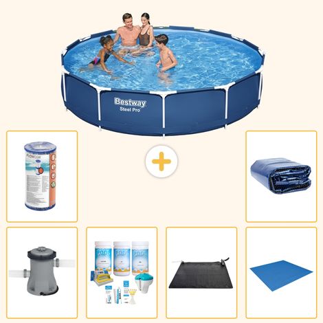 Bestway Bestway Steel Pro Ronde - 366x76 cm - 7-pièces  S21602 (1/3)