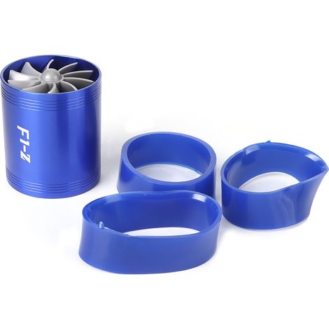 Turbocompresseur d'admission, double ventilateur, économie de carburant, pièces de modification pour voitures F1-Z (1/5)