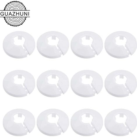 Couvercle De Tube - Pour Tube De 15 Mm - En Plastique PP Blanc - 12 Pièces (1/5)