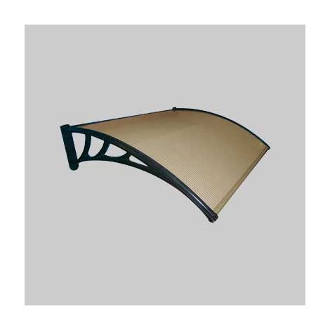 Pensilina da esterno alveolare fume ideal star 120x100 cm