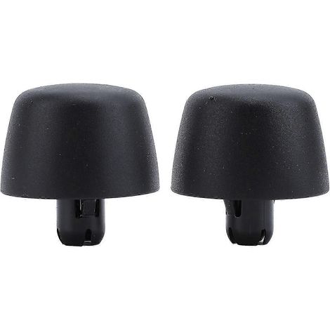Paire de butées de capot en caoutchouc noir, installation facile 55395650AD, pour Wrangler JK One 2007-2018 (1/4)