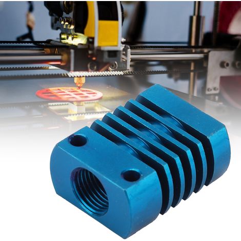 Dissipateur thermique aluminium bleu haute performance pour extrudeur MK10, refroidisseur pour imprimante 3D CR8.
