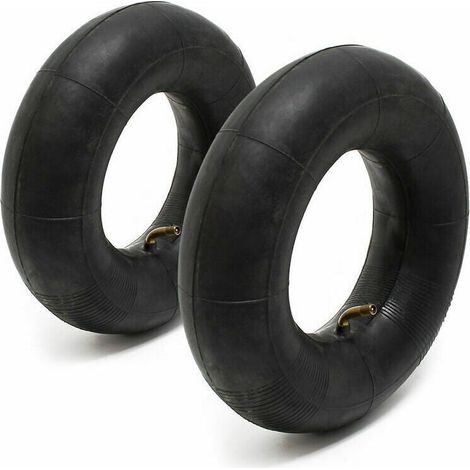 2 chambres à air pour tondeuse autoportée, dimensions 13x5,00-6, valve TR87, pour entretien de pelouse (1/3)