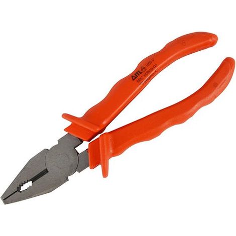 ITL Insulated Combination Pliers 200mm (8in) IEC 60900 Category C Nylon 11 Handles (1/3)