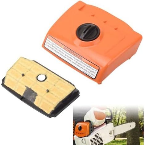 Couvercle et filtre à air de rechange pour tronçonneuses MS193T MS194T pour tronçonneuses MS193TC faciles à remplacer pour maintenir la propreté du moteur (filtre à air + couvercle)