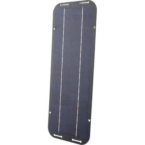 12V 5W Panneau solaire nomade polycristallin écoénergétique pour alimentation auto bateau chargeur solaire moto (1/5)