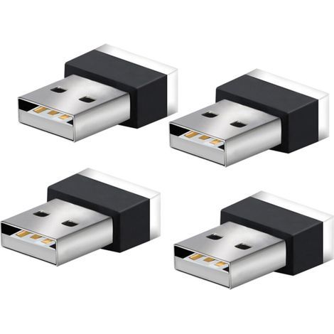 4Pièces Spots USB Multicolores Pour Ambiance (1/2)
