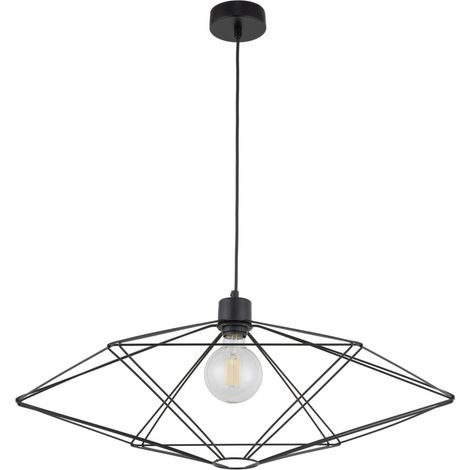 Suspension noire industrielle 73 cm Vario E27 Sigma (1/3)