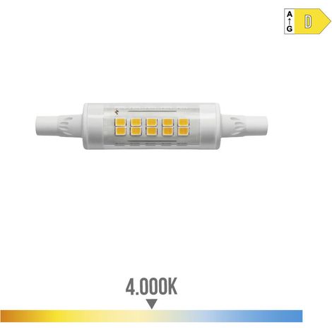 Bombilla lineal led 78mm r7s 5.5w 780lm 4000k luz dia ø1,6x7,8cm edm (1/3)