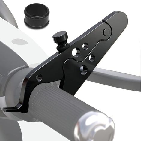 [NON UTILIZZATO] Morsetto acceleratore universale per controllo della velocità di crociera per moto, attrezzo per bloccare la maniglia della moto con anello in silicone (1/4)