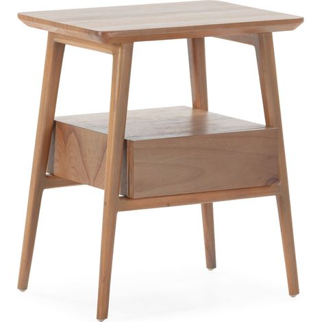 Table de chevet 50x38x60 Bois Naturel (1/5)