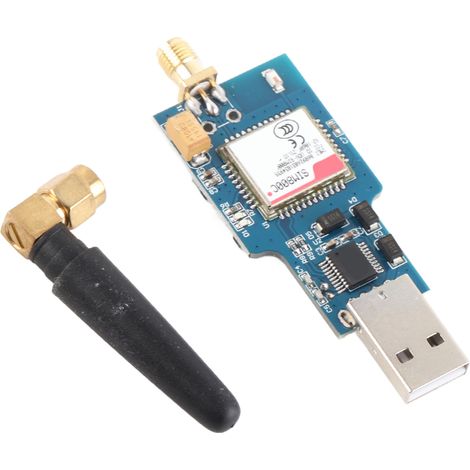 SIM800C Quad-Frequenz-GSM/GPRS-Seriellmodul mit USB-zu-GSM- und Bluetooth-Funktion (1/5)