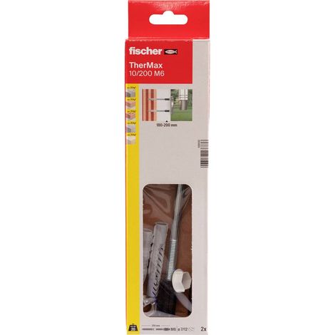 Fischer 2x sistema di montaggio Thermax 10/200 M6 B - 520133 (1/5)