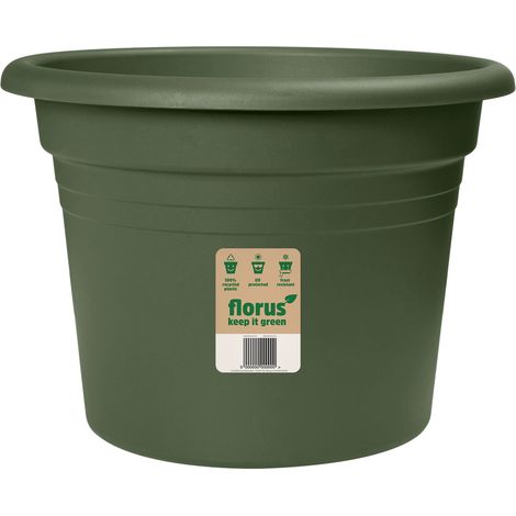 Florus Mediterran Cilindro 57 Green Vaso Rotondo (1/2)