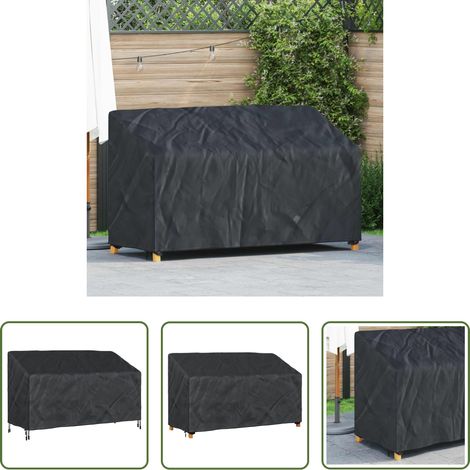 vidaXL UV-beständig -  Abdeckung für Gartenbank 165 x 70 x 65 / 94 cm 210D Oxford Stoff (1/5)