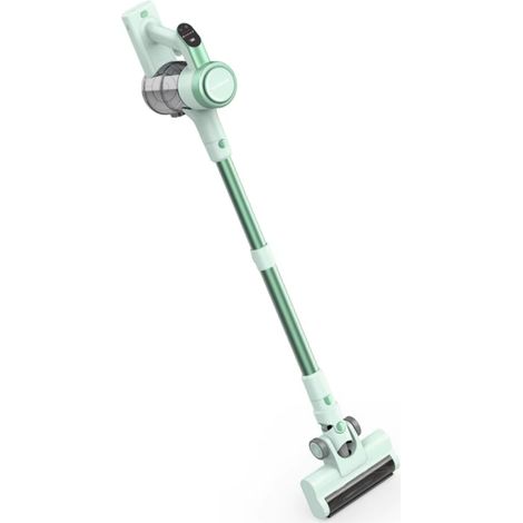 Aspirateur balai vert – 23KPa – 48 min – Écran LED – Tapis/poils/sols durs – Batterie longue durée
