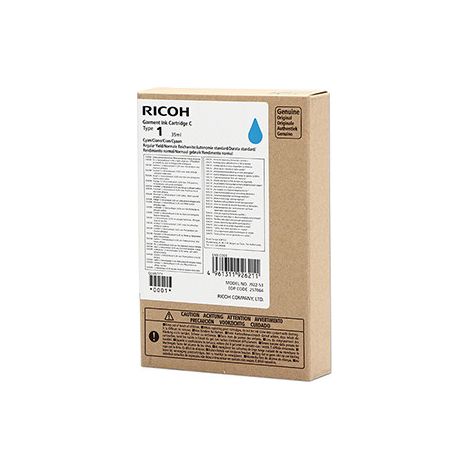 RICOH Ricoh 257064 Cartouche Cyan Type 1 35 ML