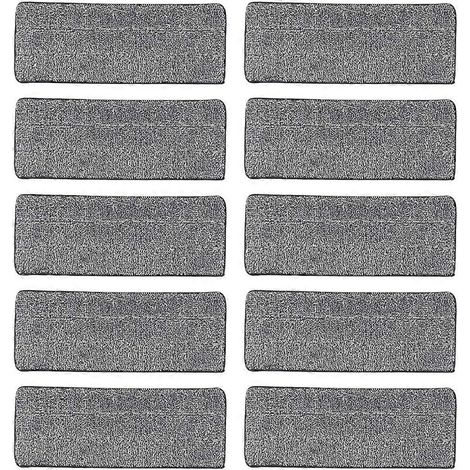 Lot de 10 pièces de Highly Absorbent plat serpillières, lavable tampons de nettoyage (1/5)