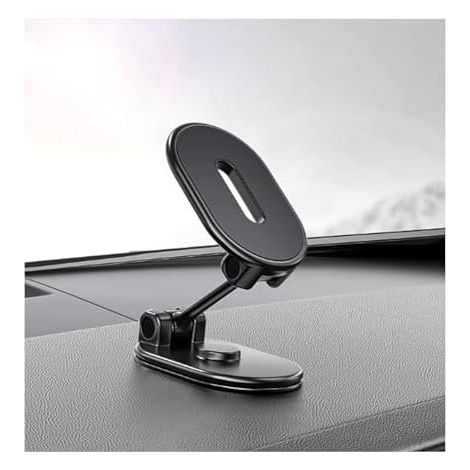 Dickno Support de téléphone magnétique pour voiture, rotatif à 360 degrés avec 8 aimants puissants, support de téléphone adhésif pour tableau de bord compatible avec tous les smartphones et voitures (1/5)