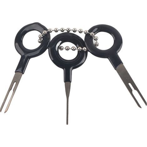 Kit d'outils pour retirer les bornes de câbles automobiles, extracteur de broches de connecteurs de câblage, poignée en plastique (1/5)