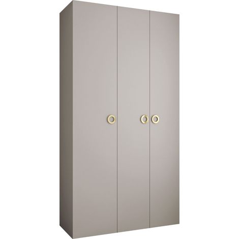 Armario Hartford 544, Cachemira, 246x130x52cm, Puertas de armario: Con bisagras, Número de estantes: 6