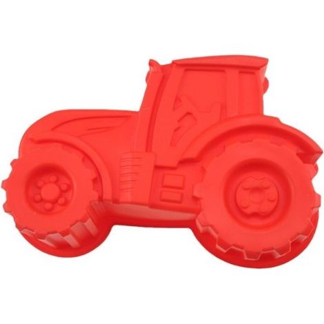 Silikon-Backform – Traktor – Rot (1/4)