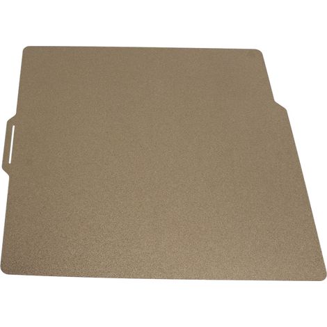 Feuille flexible PEI double texture en acier à ressort 257x257mm, plateau d'impression 3D chauffant, sans aimant souple, compatible Bambu Lab X1 P1P. (1/5)