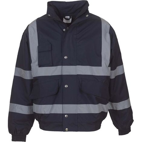 Giacca da lavoro alta visibilità Yoko GO/RT 3279 Blu navy M (1/2)