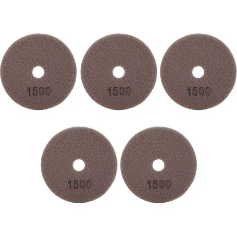 Stück 4-Zoll-Nasspolierpads, Nassschleifscheiben zum Polieren von Granit, Stein, Beton und Marmor (Körnung 1500)
