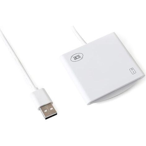 Lettore di smart card USB ACR40U per identificazione nazionale, firma digitale, settore medico, sanitario, militare, governativo, Tachodiz, chip di contatto di identità CAC IC per Eid (USB-A) (1/5)
