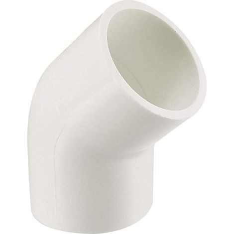 PVC Elbow Pipe Connector 45° (1/4)