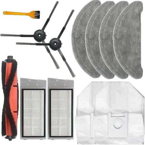 Pièces d'aspirateur robot, chiffon de nettoyage, filtre HEPA (1/2)