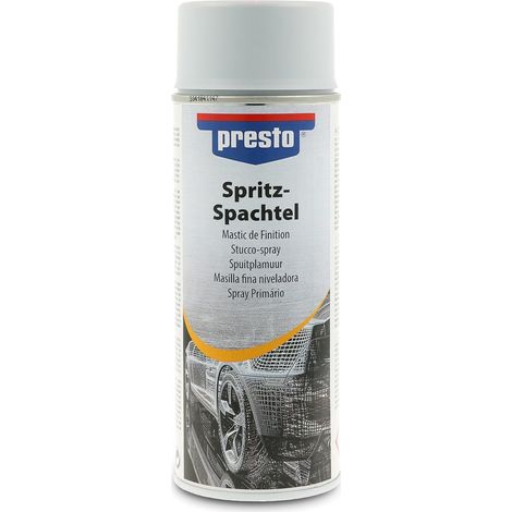 PRESTO - Mastic de finition à pulvériser - aérosol de 400ml - 308127 - Ce produit de marque PRESTO est neuf.
